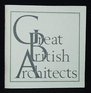 Item #010291 Great British Architects