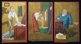 Item #010343 Dobbins' Electric Soap trade cards no. 3, 4, and 5