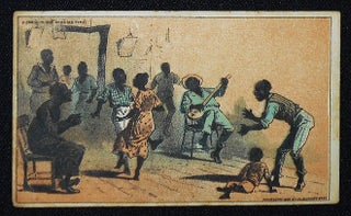 Item #010344 Dr. White's Celebrated Cough Drops [trade card featuring Black characters
