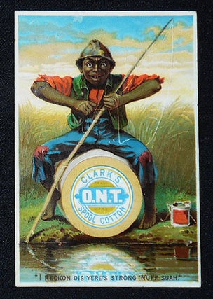 Item #010346 Clark's Spool Cotton [racist trade card