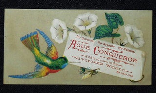 Item #010369 Ague Conqueror Trade Card for Charles E. Bristol, Druggist, Ansonia, Conn