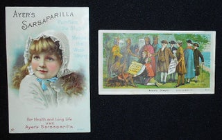 Item #010373 Trade Cards for Ayer's Cherry Pectoral and Ayer's Sarsaparilla