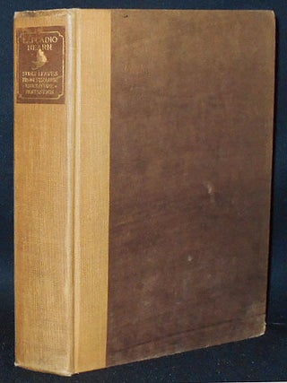 Item #010471 Stray Leaves From Strange Literature and Fantastics and Other Fancies by Lafcadio...