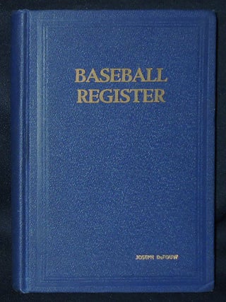 Item #010841 Baseball Register compiled by J. G. Taylor Spink in Collaboration wih Paul A....