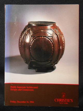 Item #011009 Highly Important Architectural Designs and Commissions including The Arts & Craft of...