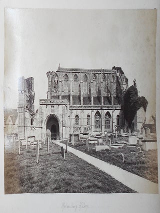 One Album containing 88 Albumen Photographs -- Primarily English churches and other views with a few of France, Germany, and Australia