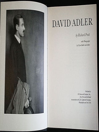 David Adler by Richard Pratt with Photographs by Ezra Stoller and others