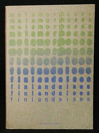Item #011202 Métamorphoses Finlandaises: Architecture et Design