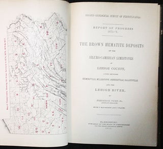 The Brown Hematite Deposits of the Siluro-Cambrian Limestones of Lehigh County, Lying Between Shimersville, Millerstown, Schnecksville, Ballietsville, and the Lehigh River