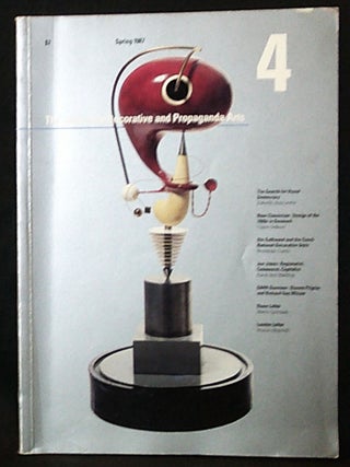 Item #011316 The Journal of Decorative and Propaganda Arts 4 -- Spring 1987