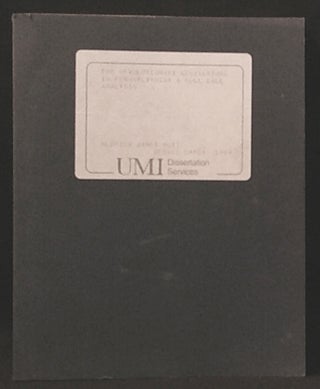 Item #011397 The Revolutionary Legislature in Pennsylvania: A Roll Call Analysis -- A Thesis...
