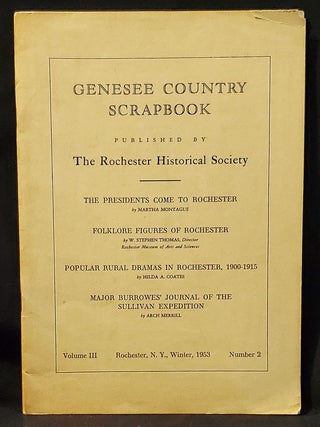 Item #011546 Genesee Country Scrapbook vol. 3, no. 2, Winter 1953. Hilda A. Coates