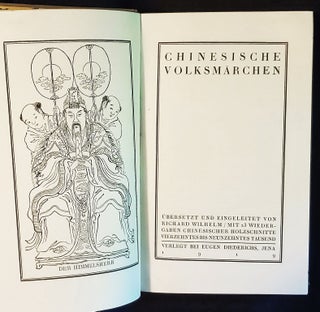 Chinesische Volksmärchen; Übersetzt und Eingeleitet von Richard Wilhelm; Mit 23 Wiedergaben Chinesischer Holzschnitte