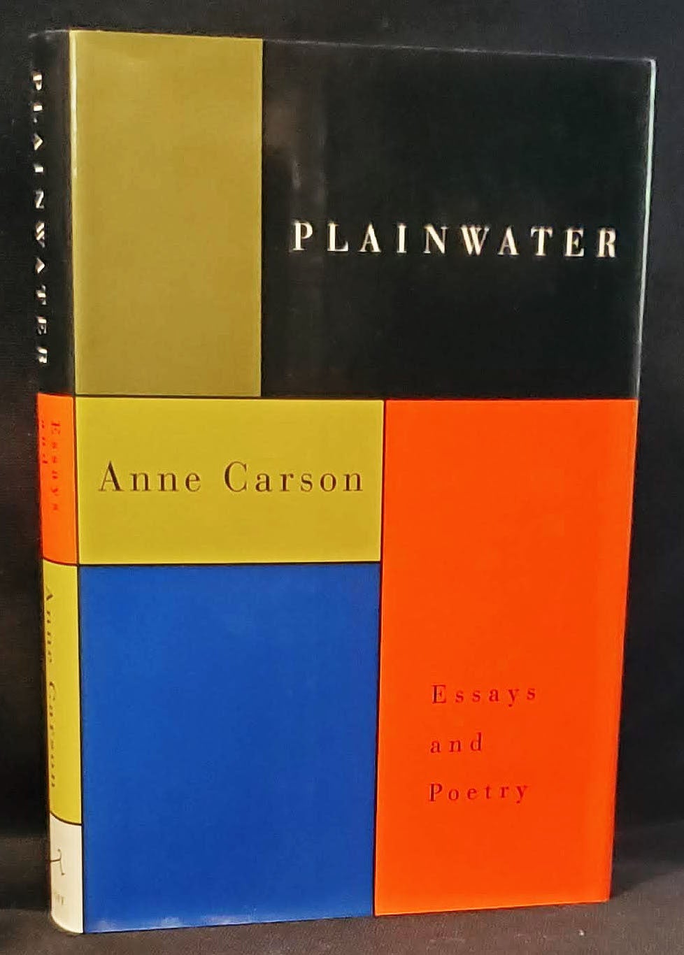 Plainwater Essays and Poetry Anne Carson