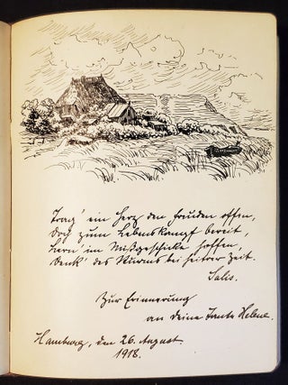 Autograph Book of Lili Mestern in German with Hand-Drawn Illustrations