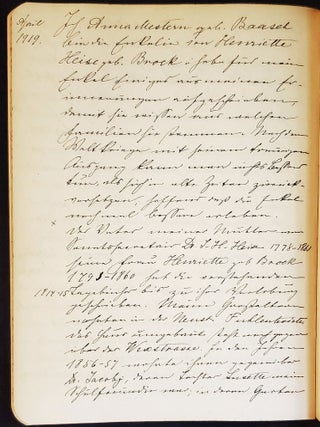 Tagebuch von Henriette Brock 1814