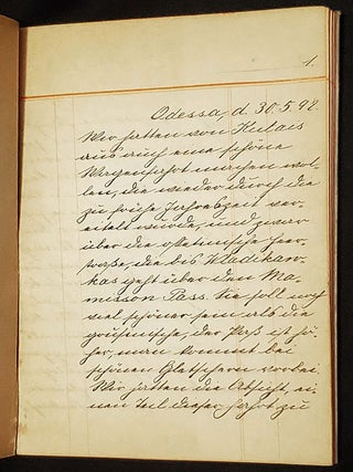 Journal of Trip to Samarkand in 1898