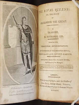 Comus; The Alchymist; Love for Love; The Rival Queens, or, The Death of Alexander the Great