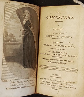 The Distrest Mother; The Earl of Essex; Medea; The Gamesters; The Battle of Hastings