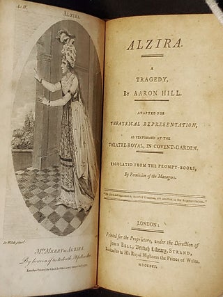 Love Makes a Man; Alzira; The School for Wives; The School for Lovers