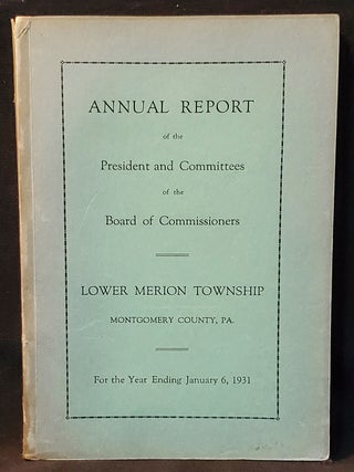 Item #011623 Annual Report of the President and Committees of the Board of Commissioners, Lower...