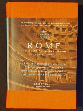 Item #011643 City Secrets Rome: The Essential Insider's Guide. Robert Kahn