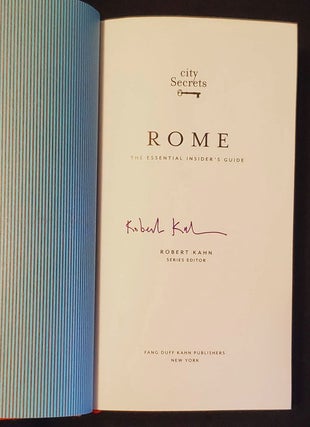 City Secrets Rome: The Essential Insider's Guide