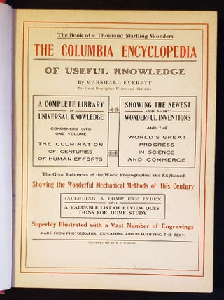 The Columbia Encyclopedia of Useful Knowledge by Marshall Everett