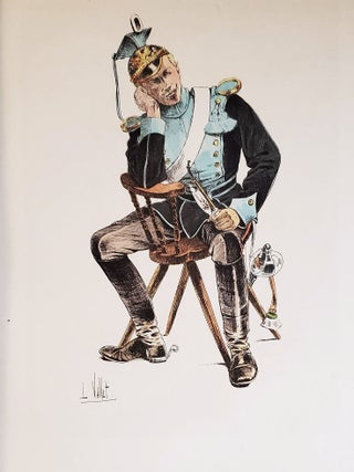 A Travers l’Europe Croquis de Cavalerie; Préface de M. Roger de Beauvoir; ouvrage illustré de 300 gravures dans le texte et 50 en couleurs d’aprés les dessins de l’auteur
