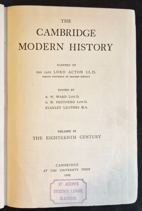 The Cambridge Modern History: vol. 6 The Eighteenth Century