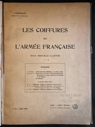 Les Coiffures de l'Arm&eacute;e Francaise: Revue Mensuelle Illustr&eacute;e -- Ire Partie Etat-Major...