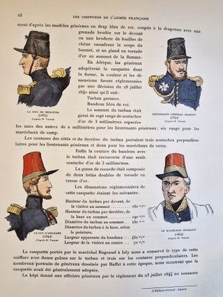 Les Coiffures de l'Armée Francaise: Revue Mensuelle Illustrée -- Ire Partie Etat-Major 1815-1900 and IIe Partie Maison du Roi 1814-1830 & Garde Royal 1815-1830