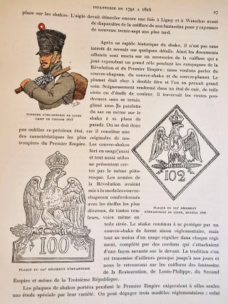 Les Coiffures de l'Armée Francaise: Revue Mensuelle Illustrée -- IIIe Partie Infanterie 1791-1900