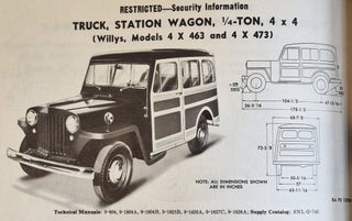 Department of the Army Technical Manual = Department of the Air Force Technical Order: TM 9-2800-1 = TO 19-75A-89: Military Vehicles (Ordnance Corps Responsibility)