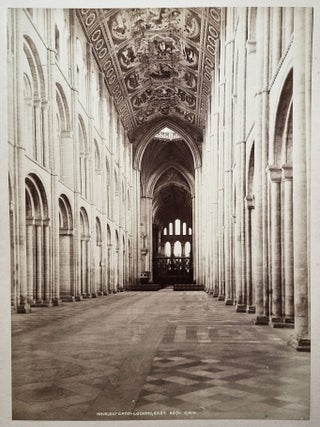 Item #011858 Nave, Ely Cathl. Looking East. George Washington Wilson