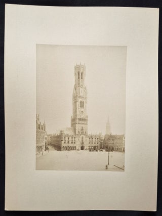 Albumen Print of the Belfry of Bruges
