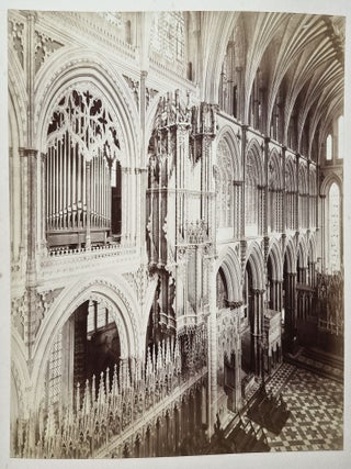 Item #011861 Albumen Print of the Organ Pipes at Ely Cathedral. George Washington Wilson