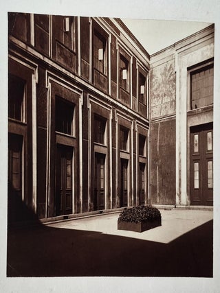 Item #011864 Albumen Print of the Courtyard of the Thorvaldsens Museum in Copenhagen