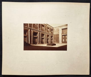 Albumen Print of the Courtyard of the Thorvaldsens Museum in Copenhagen