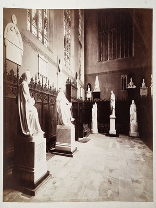 Item #011865 Albumen Print of part of Poets' Corner in Westminster Abbey