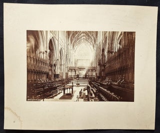 Albumen Print of York Minster, Choir East