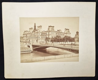 Albumen Print of the Hotel de Ville, the City Hall of Paris