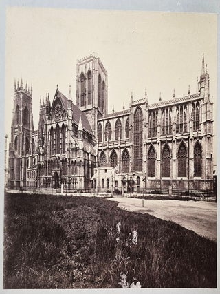 Item #011873 Albumen Print of the Exterior of York Minster. James Valentine