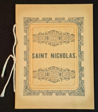 Item #011920 A Visit From St. Nicholas, by Clement C. Moore; With Original Cuts, designed and...