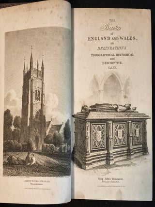 The Beauties of England and Wales: or, Original Delineations, Topographical, Historical, and Descriptive, of Each County; Embellished with Engravings; by J. Britton, J. Norris Brewer, Rev. J. Hodgson, F. C. Laird Vol. XV [Warwickshire, Westmorland, and Worcestershire Counties]