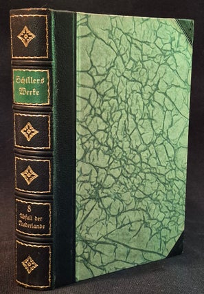 Item #011954 Schillers Werke; Im Verein mit Robert Petsch, Albert Leitzmann and Wolfgang...