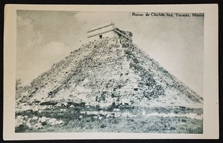 17 Postcards from Mexico around 1920 featuring Archaological and Religious Sites