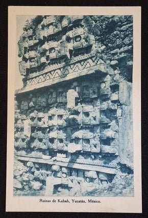 17 Postcards from Mexico around 1920 featuring Archaological and Religious Sites