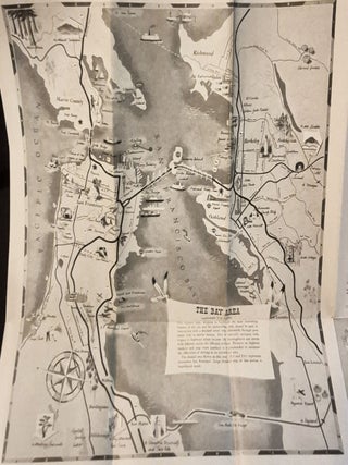 Welcome Map to San Francisco and Bay Area -- 1949 Volume 1 Number 2