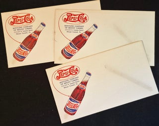 Item #011986 3 Pepsi Cola Bottling Company of Mount Carmel envelopes